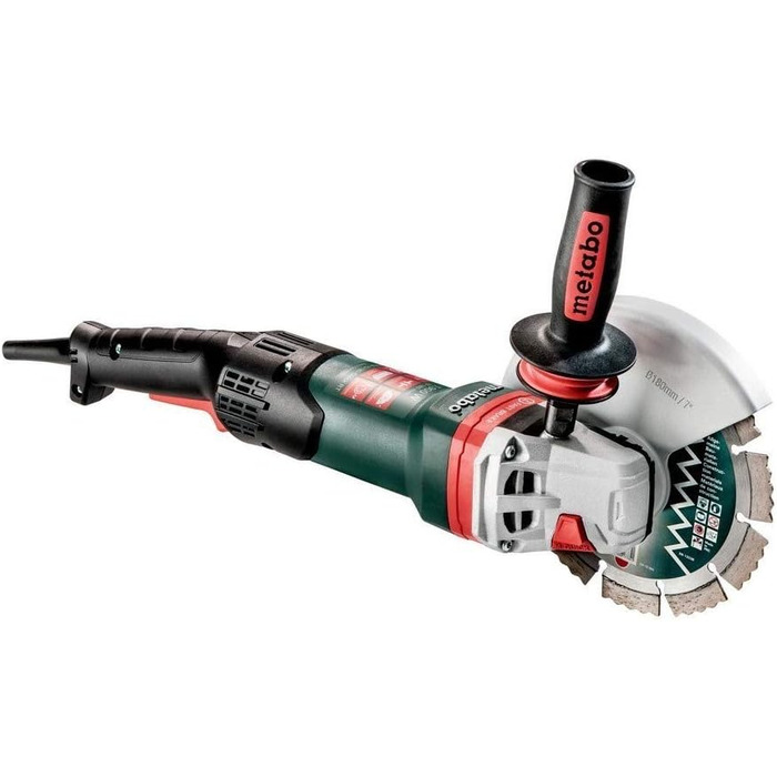 Кутова шліфувальна машина Metabo WEPBA 19-180 Quick RT (601099000) Картонна коробка, 1900 Вт, Ø диска 180 мм, швидкість холостого