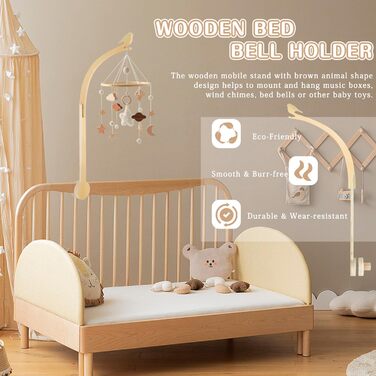 Дерев'яний тримач для мобіля TUZHE з дизайном «Пташка»