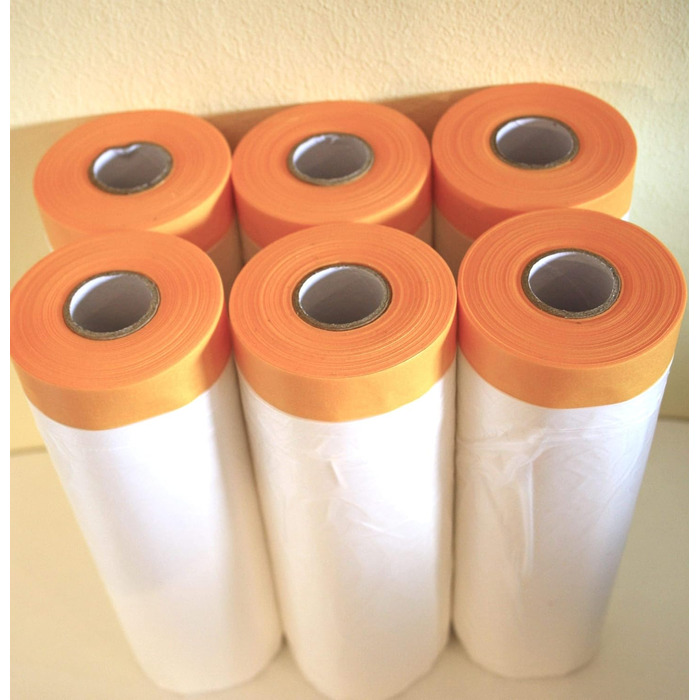 Стрічка Goldband PLUS 270 см x 15 м Малярська стрічка Goldband з фольгою klebemeister.eu, 6 шт.