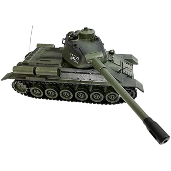 Радіокерований танк T-34 Битва 128 з інфрачервоною системою бою, 2.4 ГГц, колір оливковий