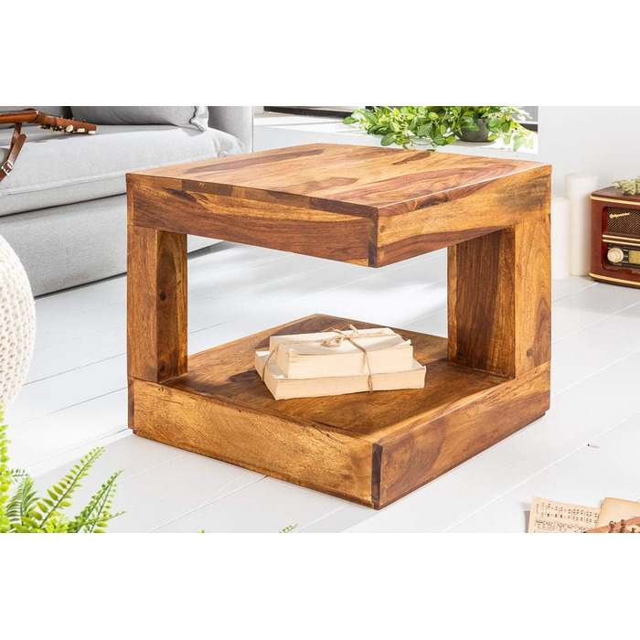 Журнальний столик з масиву твердої деревини Гігантський стіл з оздобленням з каменю шишам Дерев&39яний стіл Приставний столик Вітальня