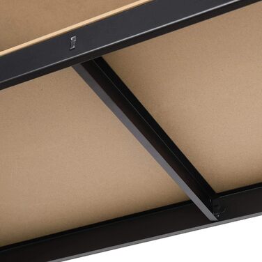 Стелаж Yaheetech для важких умов експлуатації, 180 x 120 x 45 см, 5 полиць, металева полиця, максимальне навантаження 875 кг, чорний