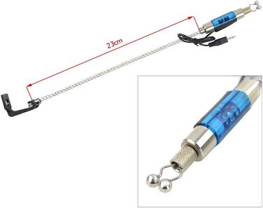Індикатор клювання та світлодіодний комплект для свінгерів Сині світлодіодні індикатори сигналізації про риболовлю B1137