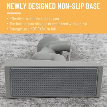 Симпатичний дверний обмежувач, декоративний обмежувач для дверей, захищає вашу підлогу (сірий, 1 упаковка) Сірий