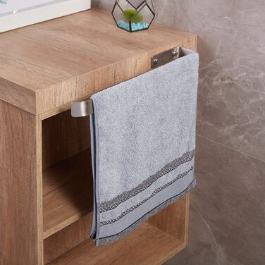 Рушникосушка JS, рушникосушка з матової нержавіючої сталі для настінного кріплення та кріплення до шафи для ванної кімнати та кухн