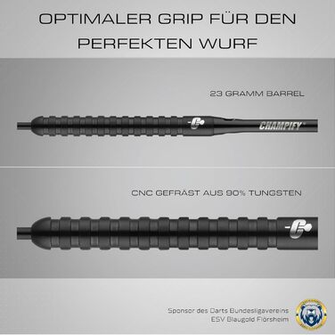 НОВИЙ набір дротиків Blackbird з 90 вольфраму з корпусом 23 г та чорним футляром 3 сталеві дротики з 9 алюмінієвими держаками та 9 дергами Набір дротиків з аксесуарами Дротики з металевим наконечником