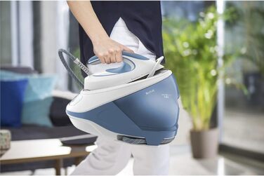Парова прасувальна станція Tefal Express Protect SV9202 потужний тиск 7,5 бар потужність пари 520 г / хв. 1,8 л резервуар для води