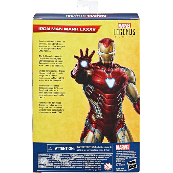 Дюймова фігурка Iron Man Mark LXXXV Месники Ендшпіль 6-дюймова фігурка Marvel Legends Series, 6-