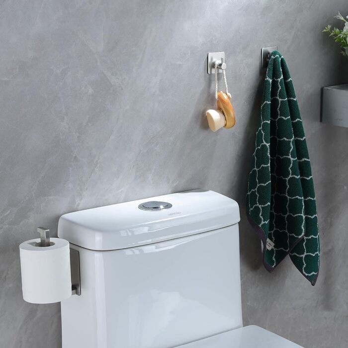 Тримач для туалетного рушника Без свердління Тримач для туалетного рушника з матової нержавіючої сталі Тримач для туалетного рушни