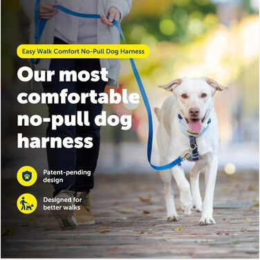 Шлейка проти смикання з мякою підкладкою для комфортних прогулянок, 5 точок регулювання, XS, для малих, середніх та великих собак, Синій/Чорний/Зелений/Рожево-Синій X-Small