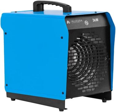 Тепловентилятор 3000 Вт будівельний обігрівач електричний 3 кВт для майстерні наметовий обігрівач кемпінговий, портативний обігрів