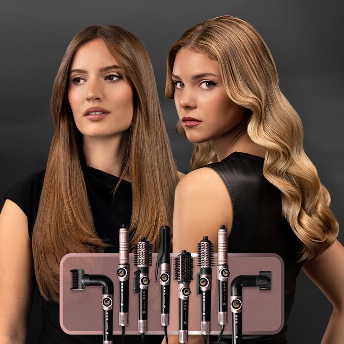 Стайлер для волосся Cecotec AirGlisse 8в1 Black, 1400 Вт, 8 насадок