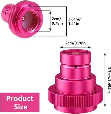 Швидкий адаптер FANCYWUXI CO2, адаптер швидкого підключення для швидкого підключення, сумісний з Duo/Terra/Art, адаптер Sodastream, для трапецієподібної різьби 60 л