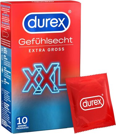 Презервативи Durex Real Feel XXL, 10 шт
