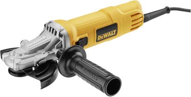 Кутова шліфувальна машина DeWALT DWE4157F-QS з плоскою головкою, 900 Вт, чорна/жовта
