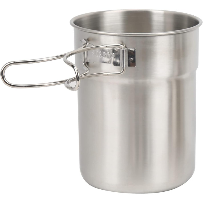 Набір складних каструль з нержавіючої сталі KIMISS із 2 предметів легка каструля для кемпінгу та подорожей на свіжому повітрі, 700 мл та 1000 мл