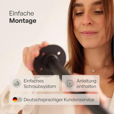 Настінна вішалка для одягу pamo 201 x 222 см - Відкрита вішалка для одягу в індустріальному стилі, чорний металевий, водопровідні труби - вантажопідйомність 240 кг, чорний колір