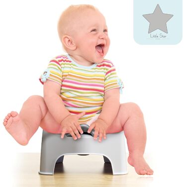 Стільчик-горщик Little Star протиковзкий горщик для немовлят і дітей - чарівний горщик із захистом від бризок, наклейкою зі зірочк