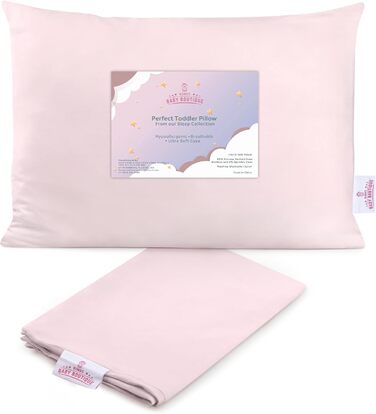Дитяча подушка Kona's Baby Boutique з м'якою бамбуковою наволочкою, 33 x 45,7 см, ідеальна дитяча подушка для сну, 2 роки, дихаюча