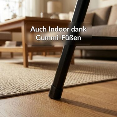 Складаний садовий стіл, пластик, 180x75 см - Буфетний стіл з ручкою для перенесення - Складаний стіл для саду, патіо та балкону - Туристичний стіл на 6 осіб (Кобе)