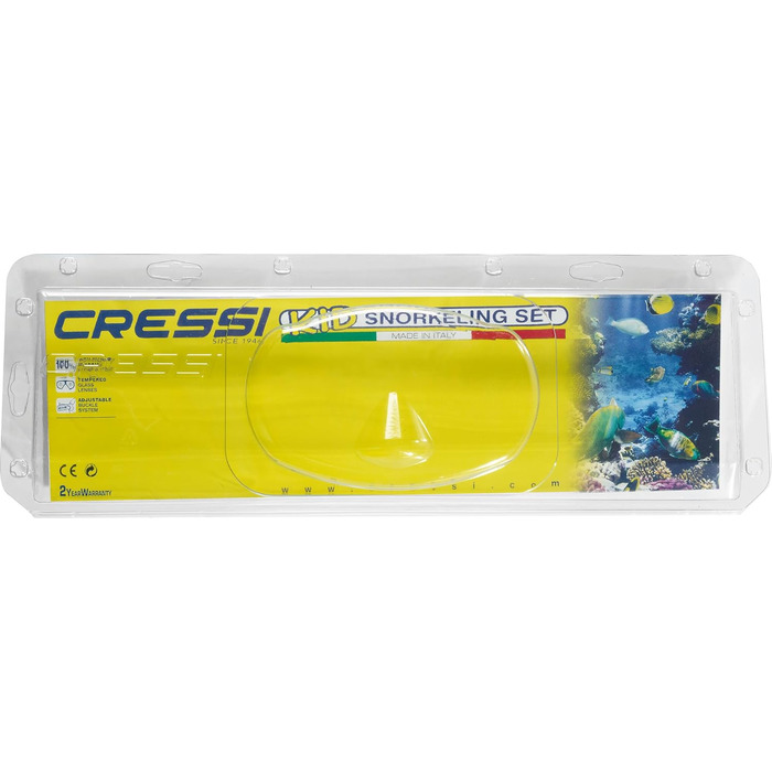 Дитяча маска для дайвінгу (7-13 років) трубка, для басейну, захист від запотівання, подряпин та запотівання, регульована маска для снорклінгу - Дитяча маска для дайвінгу із захистом від ультрафіолету, прозора/аквамарин - Ondina/Top