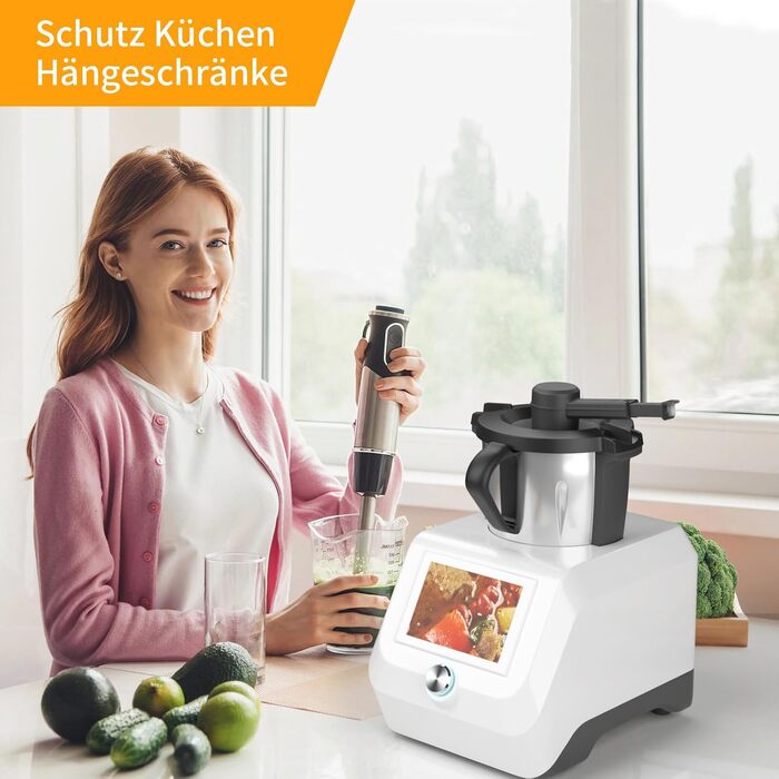 Для Monsieur Cuisine Connect та Smart, парова диверсія для захисту навісних шаф, паровий розрядник, аксесуари для відведення пари для MCC та MCS, посудомийна машина безпечна для Monsieur Cuisine Connect/Smart/Trend