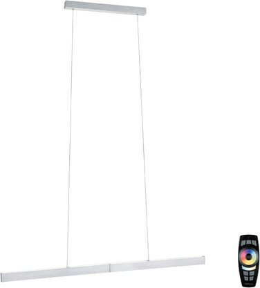 Розумна підвісна LED-лампа Paulmann SmartHome Zigbee Aptare, 18 Вт, 2700 К, метал, шліфований алюміній, стельовий світильник