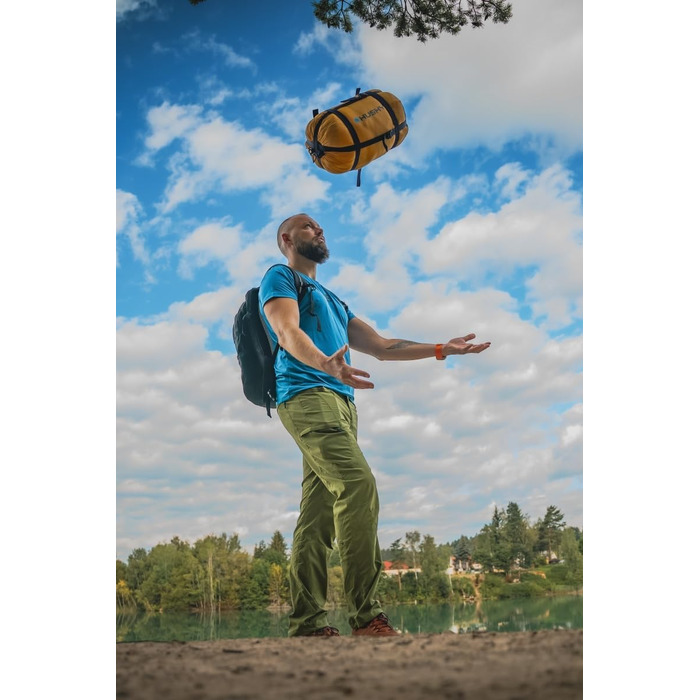 Спальний мішок Husky Enjoy на 4 сезони до -25C, теплий зимовий матуся-спальний мішок для дорослих, зимовий спальний мішок для кемпінгу, трекінгу та використання на природі 230x85