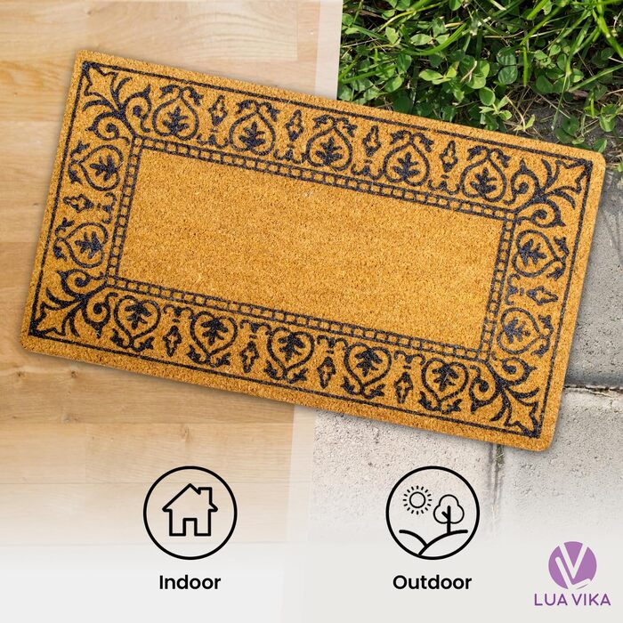Кокосовий килимок для дверей - Класичний - 40x70 см - Килимок для дверей для приміщень та вулиці - Килимок для передніх дверей - Вуличний килимок - Килимки для дверей - Кокосовий килимок для дверей