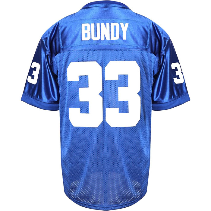 Футбольна майка AL Bundy, блакитна, 90-ті, хіп-хоп, одяг для вечірки, розмір XL, синя