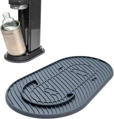 Силіконовий килимок Mixcover сірий для підкладки із захистом від Sodastream DuoDrip Аксесуари Soda Stream для виробників газованої води Duo Аксесуари для Sodastream Duo або Sodastream e-duo Sodastream Duo Grey