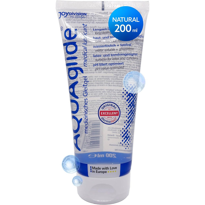 Лубрикант на водній основі JOYDIVISION AQUAglide Natural, 200 мл