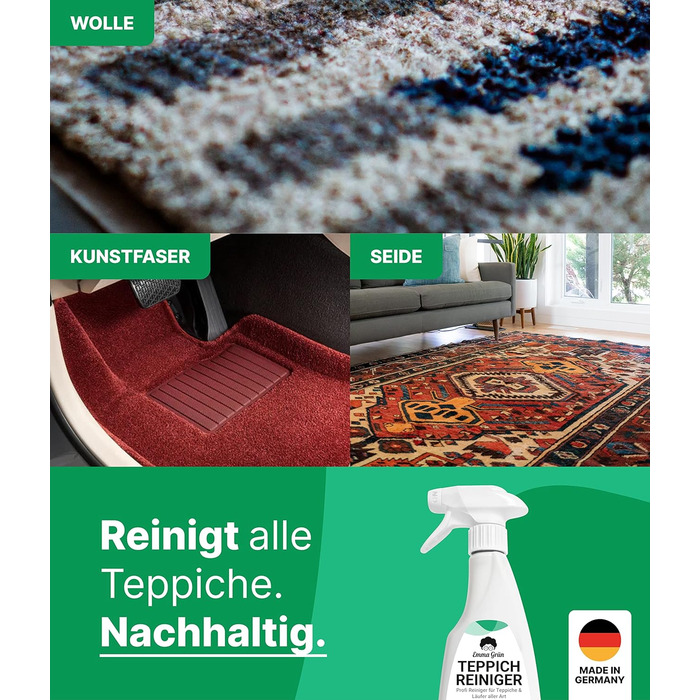 Мл ДЛЯ ВСІХ КИЛИМІВ - Засіб для чищення килимів Піна для килимів - Засіб для виведення плям проти запаху - Засіб для чищення килим