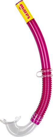 Набір для снорклінгу для дітей 47 років, мяка маска з ТПЕ з гнучкою лінзою, ергономічна трубка з силіконовим мундштуком, один розмір, рожевий/жовтий