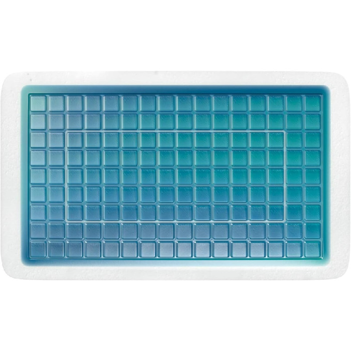 Гелева подушка для шиї Technogel Pixel Deluxe (66 см x 40 см, 9), TG-PIL-ED09, біла, 60x40x9