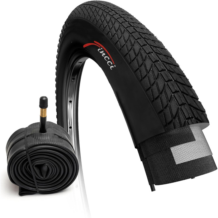 Велосипедні покришки Fincci BMX (20x1.75 дюйма) з камерою Schrader