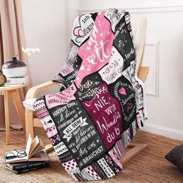 Подарунки для дівчини, м&39які ковдри, подарунки для найкращої подруги, подарунок на день народження дівчини, подарунки для жінок, дівчини, сестри на Різдво, день народження, ковдра-обіймач (Рожевий B, 200x150 см), подарунки для дівчини 150x200 см