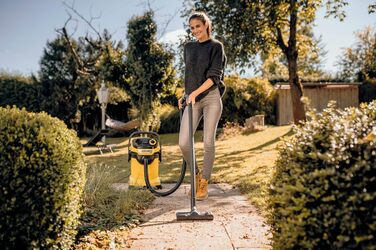 Пилосос для сухого та вологого прибирання Krcher WD 5 P V-25/5/22, вкл. розетку, плоский гофрований фільтр, запатентована фільтрув