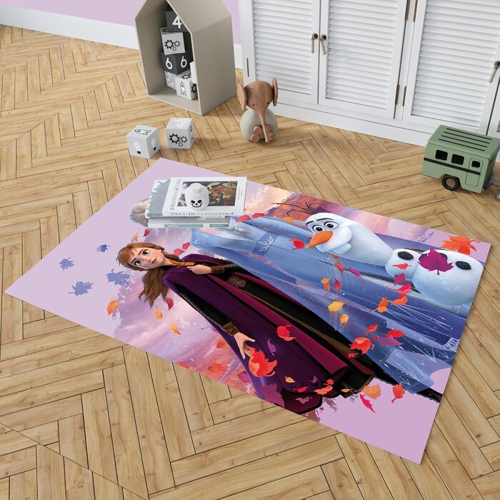 Килимок для дитячої кімнати Disney Frozen 2 килимок для дитячої кімнати Dreamteam 100 см х 133 см нековзний шумопоглинаючий дитячи