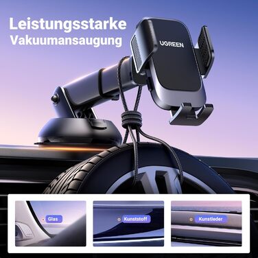 Тримач для мобільних телефонів автомобільний 2 в 1 Автомобільний тримач для мобільних телефонів з вентиляцією та присоскою Автомоб