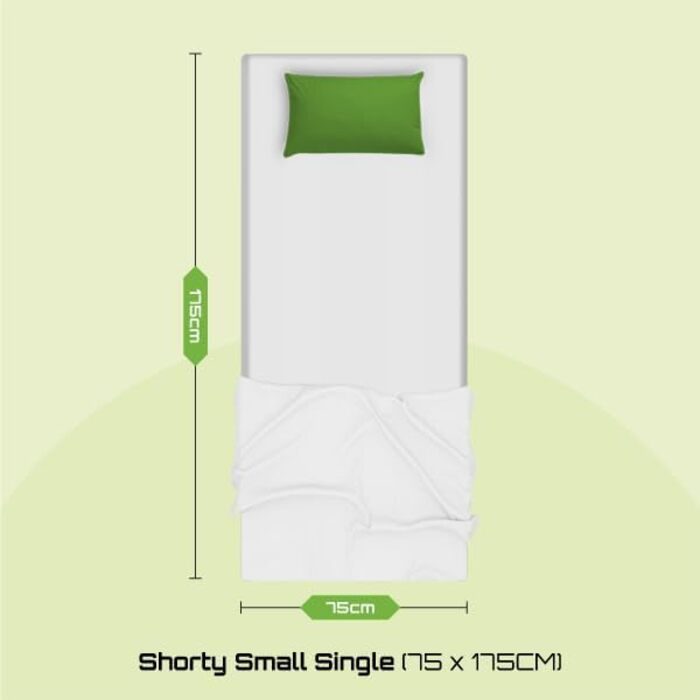 Матрац Starlight Beds Memory Spring з пружинами, холодно-синій (короткий матрац), тканинний короткий матрац