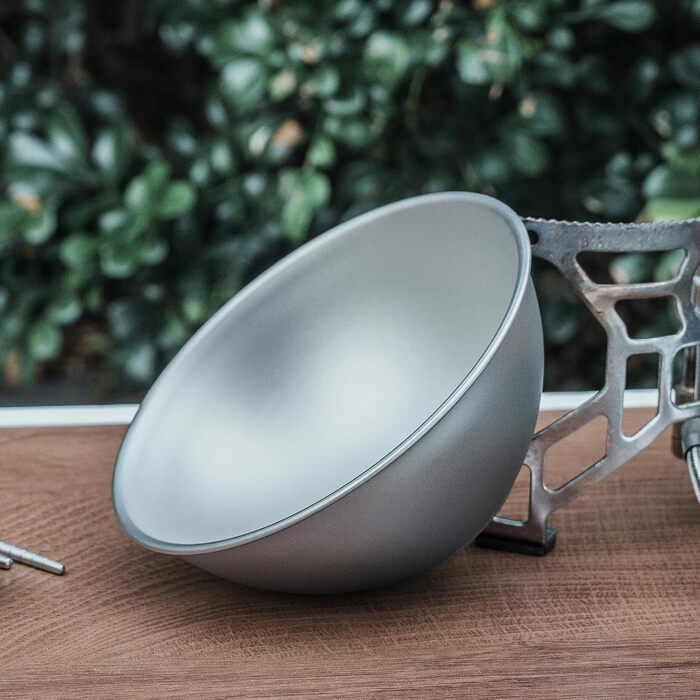 Титанова миска Boundless Voyage з подвійними стінками, термостійка для супу, салатниці, террину, каструлі