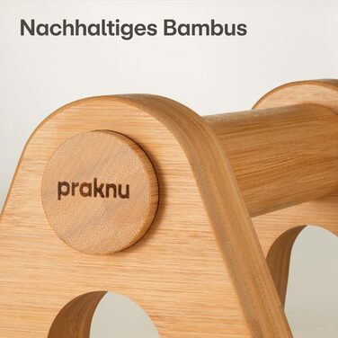 Дерев&39яні ручки для віджимань Praknu - 2 турніки для віджимань та нековзні паралельні елементи з сумкою - Ергономічні турніки для віджимань Calestense, стійки на руках та віджимань - Для використання вдома та на вулиці