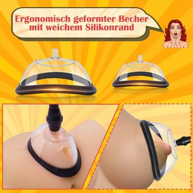 Комплект вагінального насоса з 2 присосками для сосків для жінок, вагінальний насос, секс-іграшка для самостійного використання, секс-іграшка з кліторальною присоскою для жінок та пар, набір секс-іграшок БДСМ з присосками для сосків та 3 сильними присоска