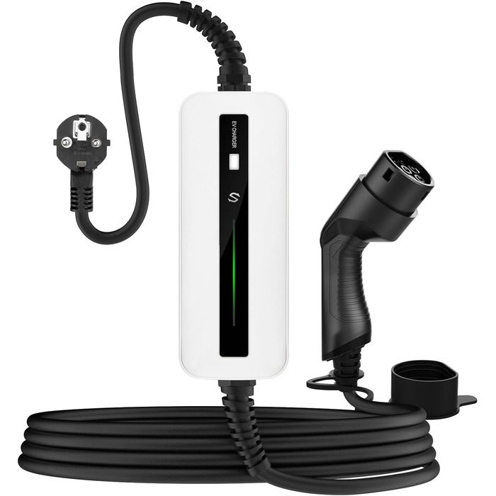 Зарядний пристрій Morec 8/10/13/16A Зарядний кабель для електромобілів Тип2 Стандарт ЄС Перемикаючий зарядний блок Schuko 2-контак