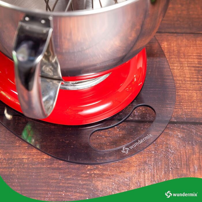 Ковзаюча дошка з акрилового скла EasySlider ковзаюча дошка KitchenAid ковзаюча дошка для KitchenAid планер для кухонного комбайна акрилова підкладка (прозорий сірий)