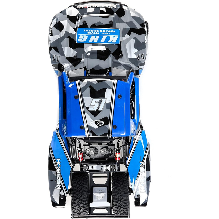 Безколекторний пустельний позашляховик, Синій, 1/6 Super Baja Rey King Shocks 8S 4X4 RTR