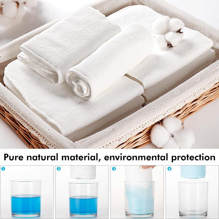 Бамбукових прокладок з мікрофібри для дорослих, тканинні підгузки для догляду за нетриманням, 4-шарові, можна прати, багаторазові,