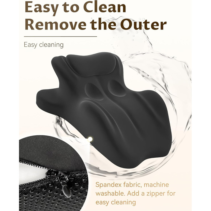 Подушка для сушіння, подушка для частішого сушіння, інтенсивніша та легша, кут 27, ідеальне положення, м&39який матеріал з піни з ефектом пам&39яті, для хребта в усіх положеннях тіла (A)