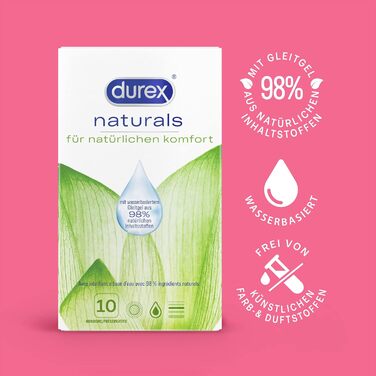 Презервативи Durex Natural, 10 шт